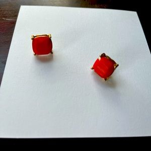 Nordstrom Red Stud Earrings